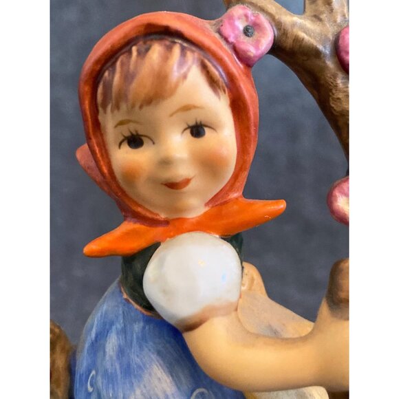 VTG Goebel Hummel Apple Tree Girl Figurine Porcelain 141 3/0 W Germany - Picture 2 of 11